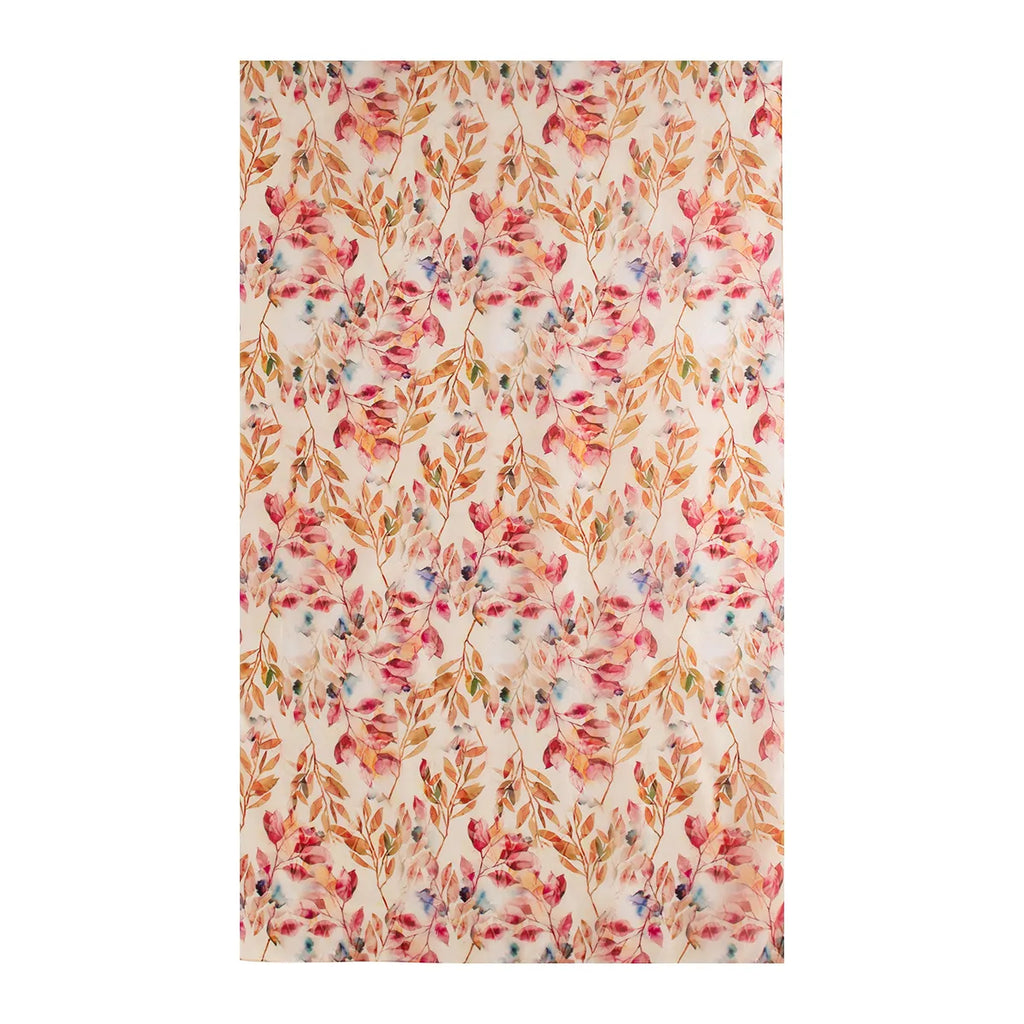 Amber falling leaves large silk scarf pattern