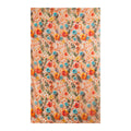 Apricot wildflower large silk scarf pattern