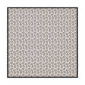 Black paisley Silk Square Scarf full pattern view