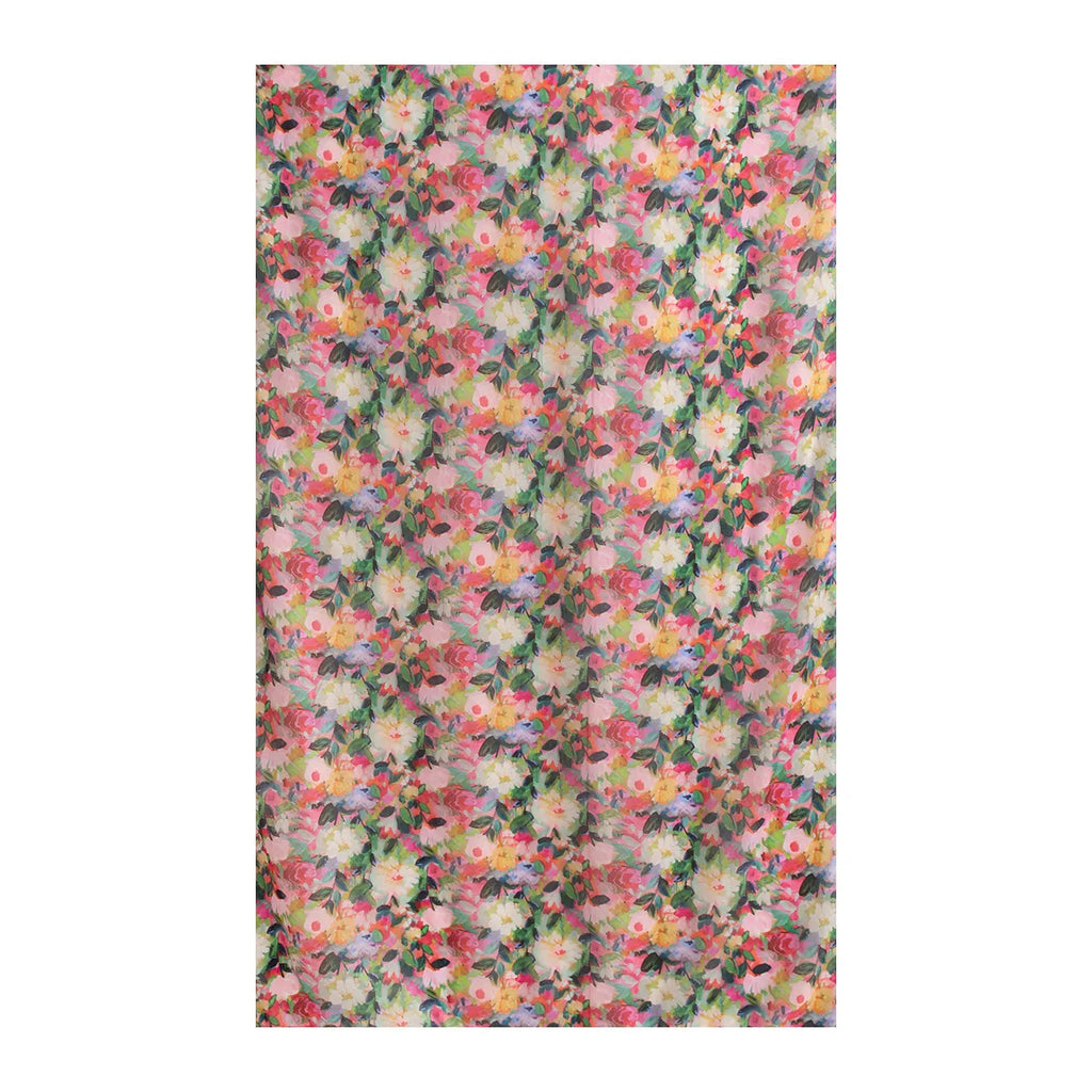 Blush daisy large silk scarf pattern