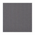 Dark brown blue stripe Silk Square Scarf flat lay