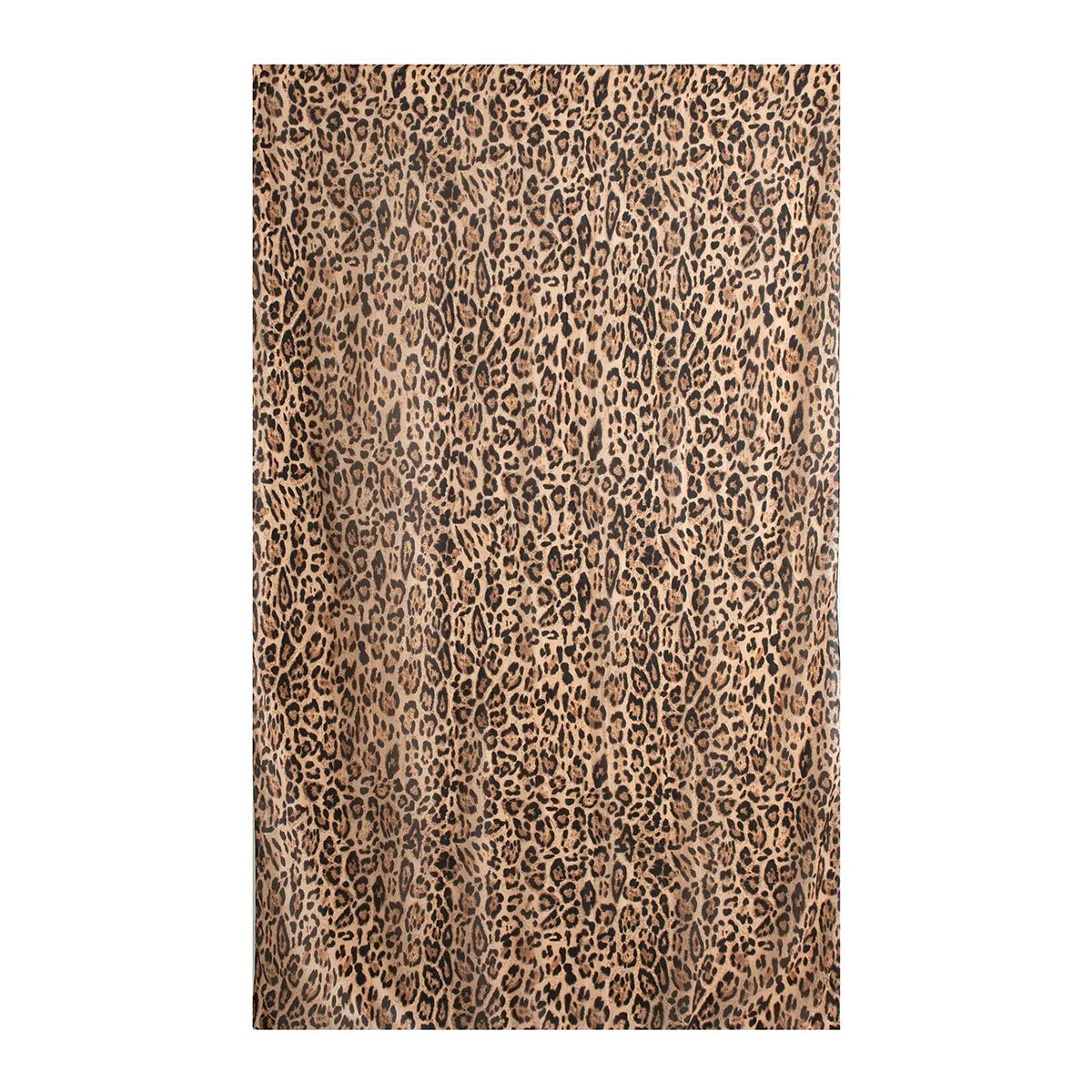 Golden brown leopard silk scarf pattern