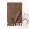 Classic Fringe Cashmere Scarf