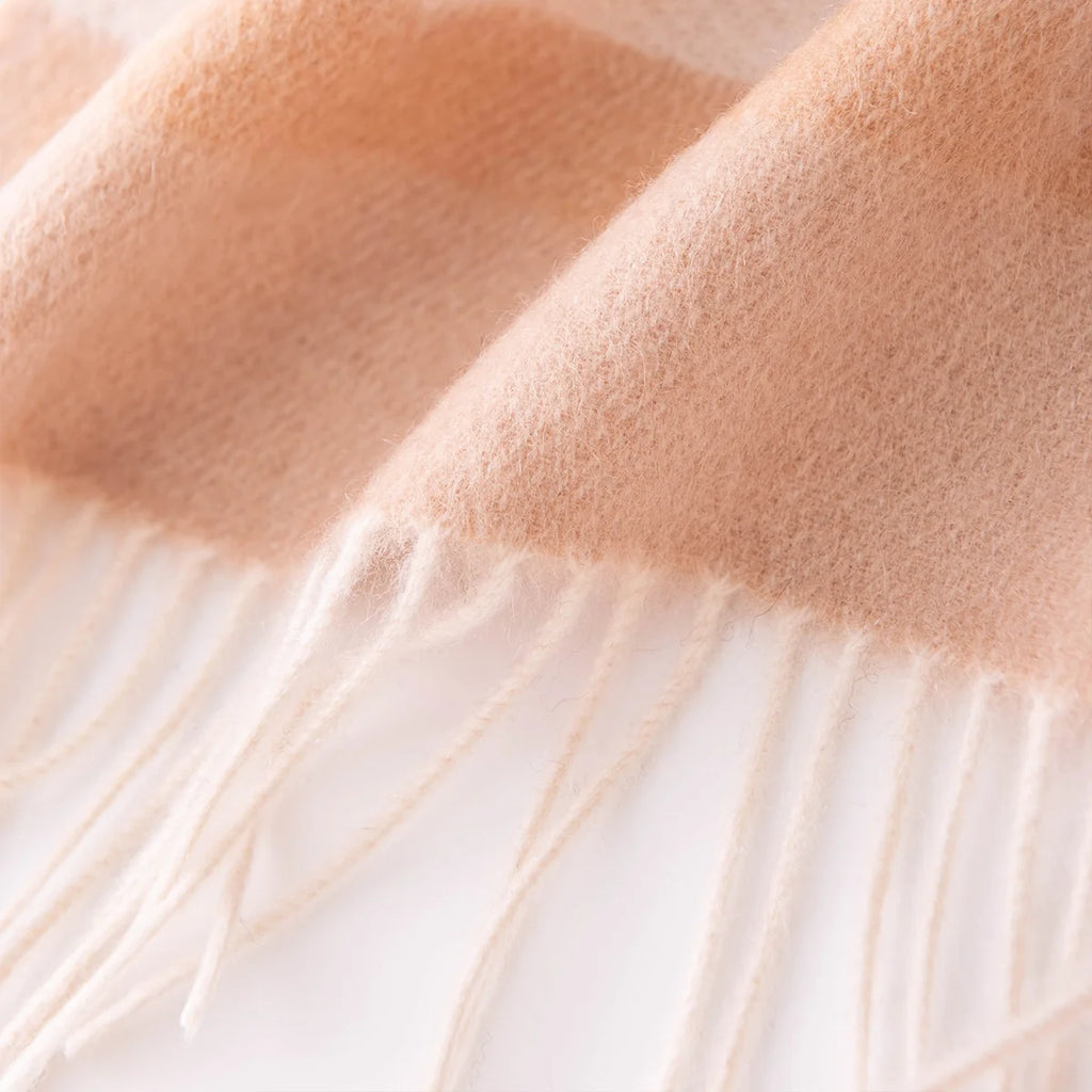 Equestrian Motif Cashmere Scarf