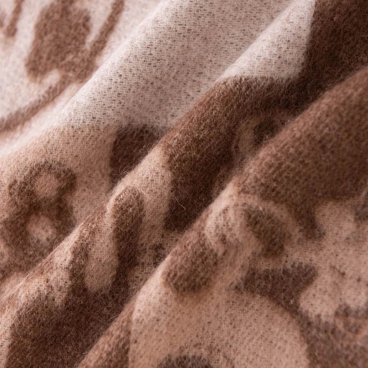 Equestrian Motif Cashmere Scarf