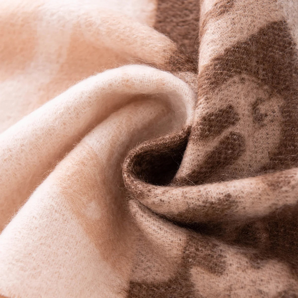 Equestrian Motif Cashmere Scarf