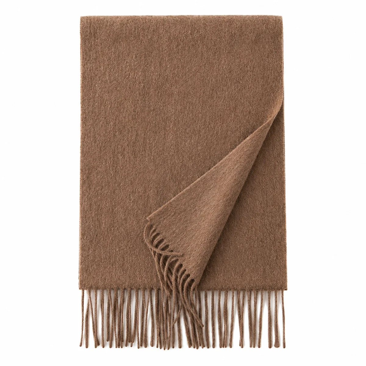 Classic Fringe Cashmere Scarf