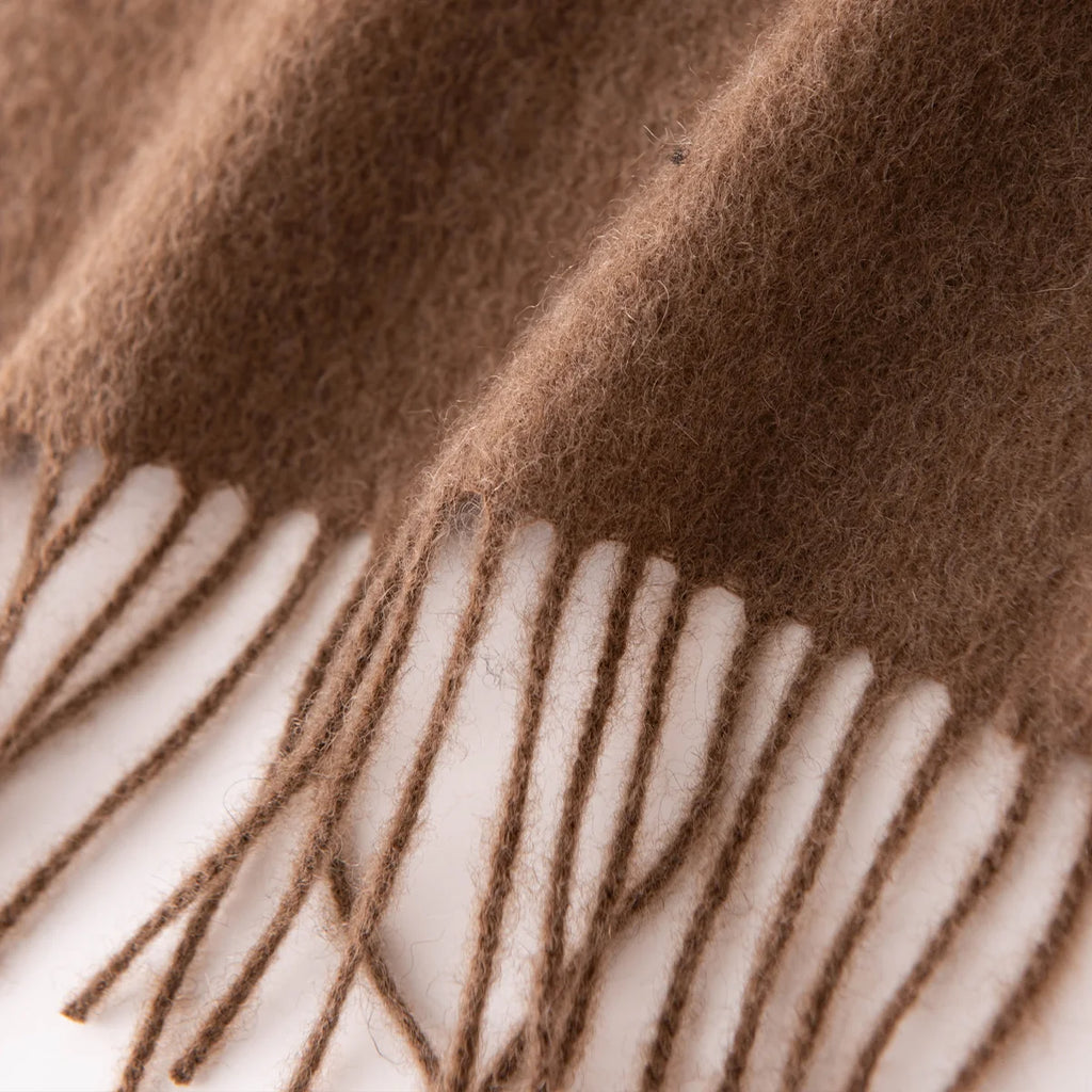 Classic Fringe Cashmere Scarf