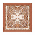 Paisley Border Cashmere Square Scarf
