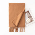 Solid Brushed Wool Scarf