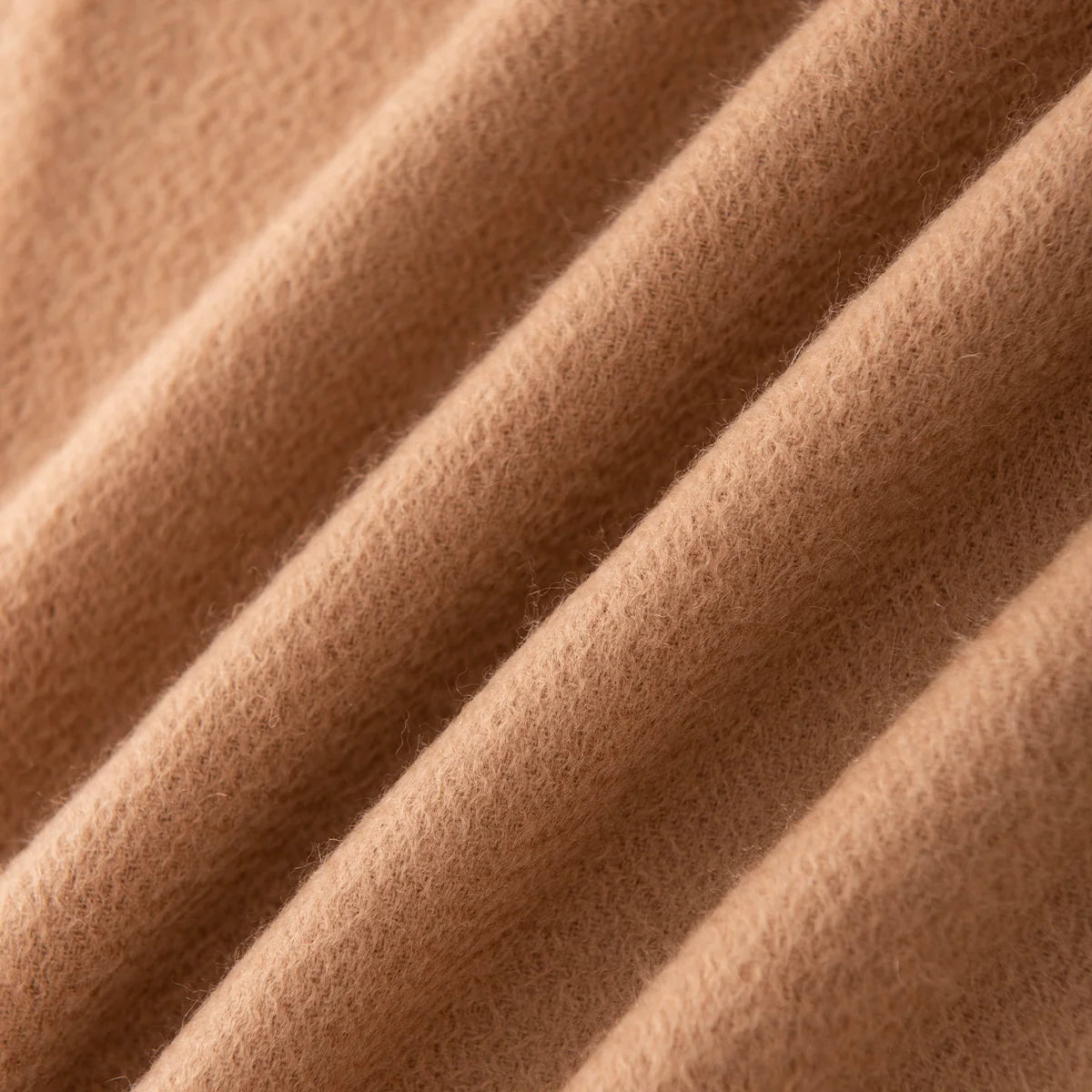 Heavyweight Brushed Fringe Cashmere Scarf