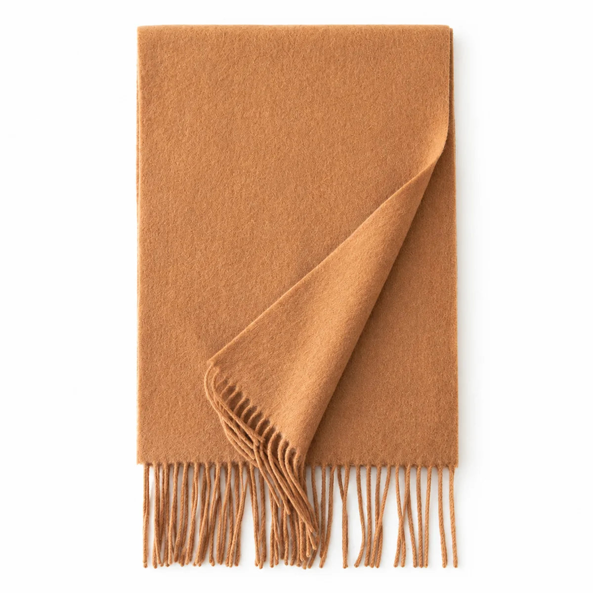Solid Brushed Wool Scarf