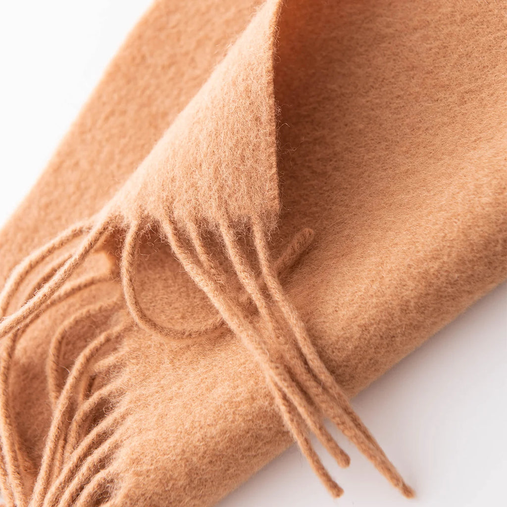 Solid Brushed Wool Scarf