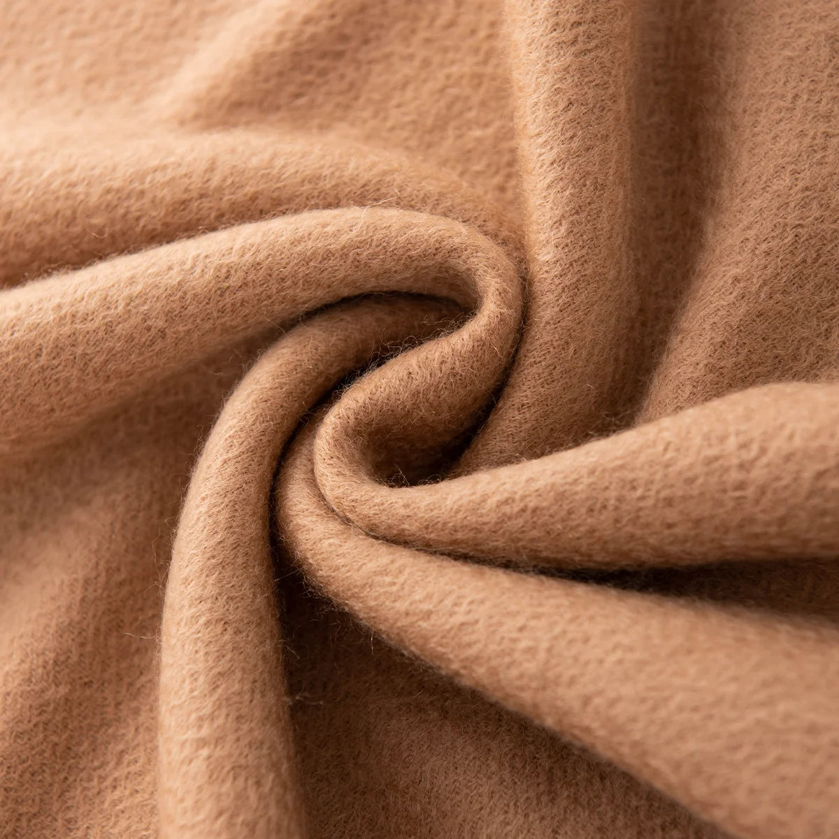 Heavyweight Brushed Fringe Cashmere Scarf