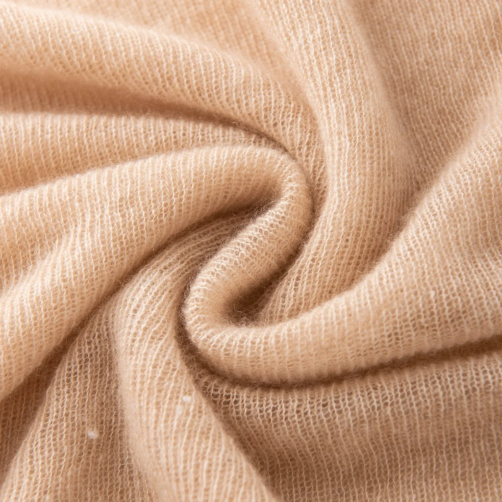 Fine Knit Oversized Cashmere Scarf