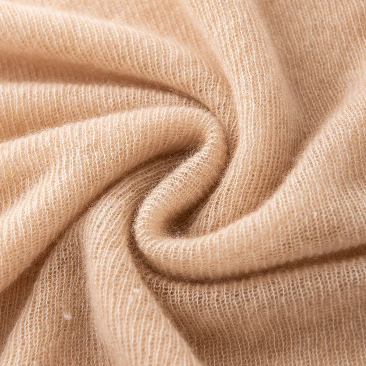 Fine Knit Oversized Cashmere Scarf