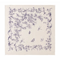 Botanical Print Cashmere Square Scarf