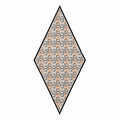 Retro Geometric Wool Scarf