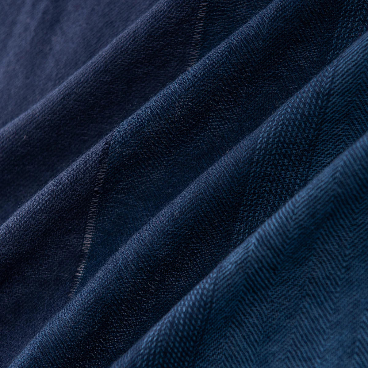 Herringbone Color Block Cashmere Scarf