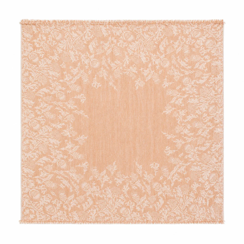Jacquard Square Cashmere Shawl