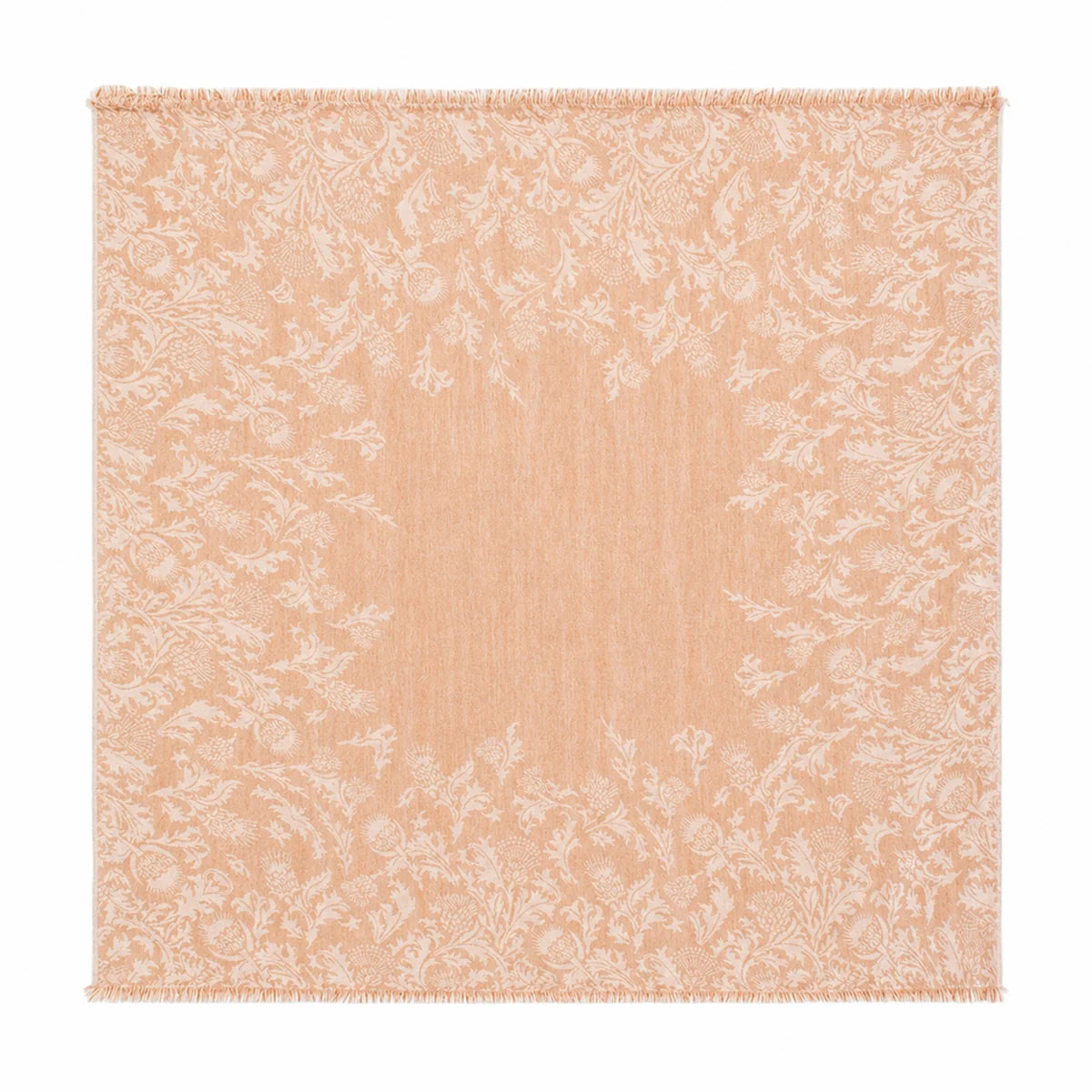 Jacquard Square Cashmere Shawl