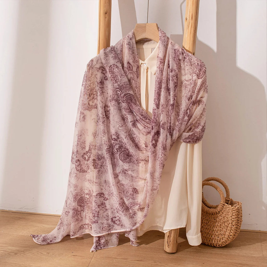 Vintage Paisley Cashmere Scarf