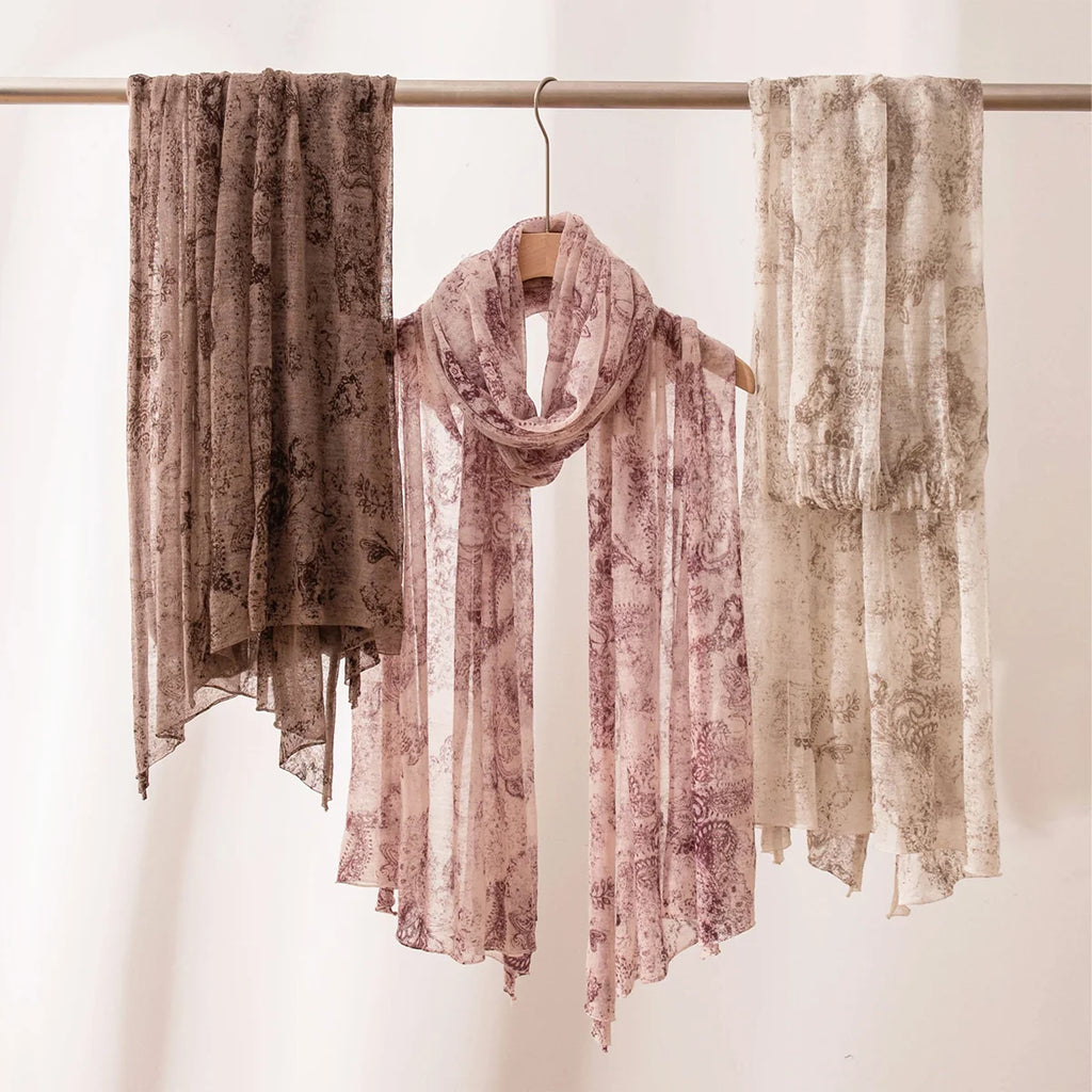 Vintage Paisley Cashmere Scarf