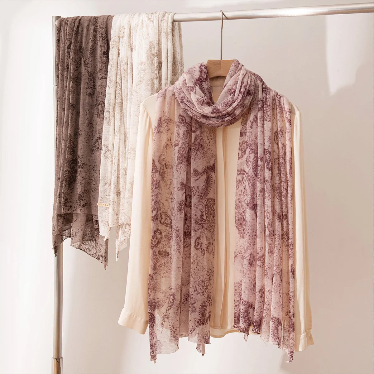 Vintage Paisley Cashmere Scarf