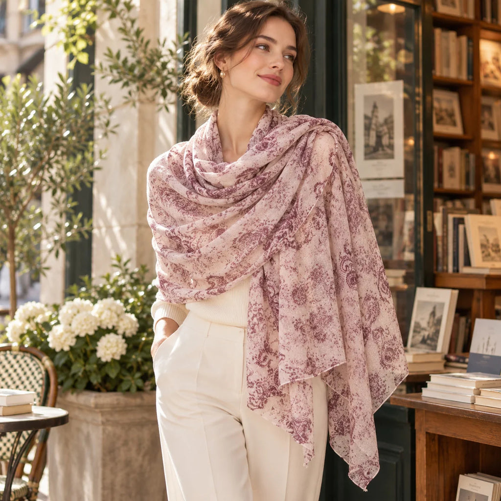 Vintage Paisley Cashmere Scarf