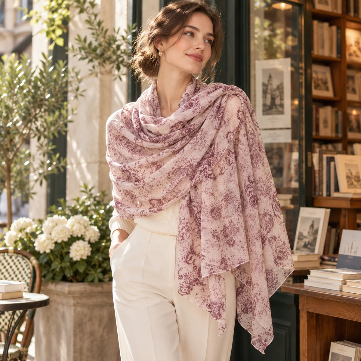 Vintage Paisley Cashmere Scarf