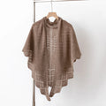 Textured Openwork Cashmere Shawl